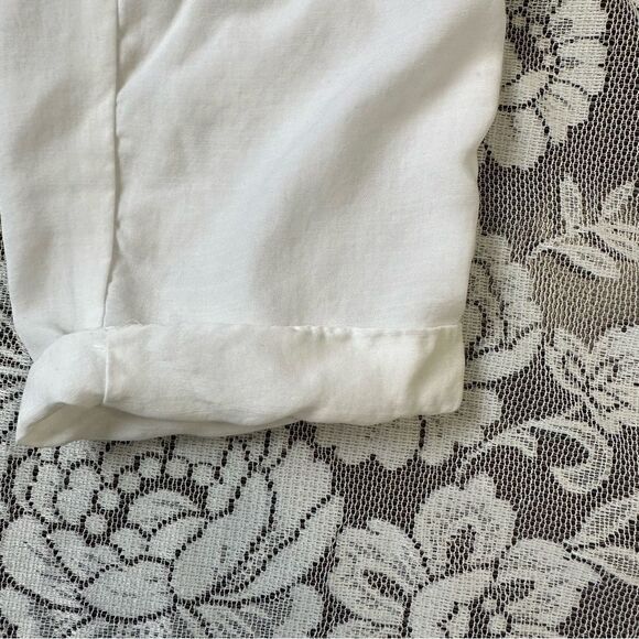 Anthropologie Cloth & Stone White Tencel Open Back Jumpsuit Sz Large - Picture 12 of 14